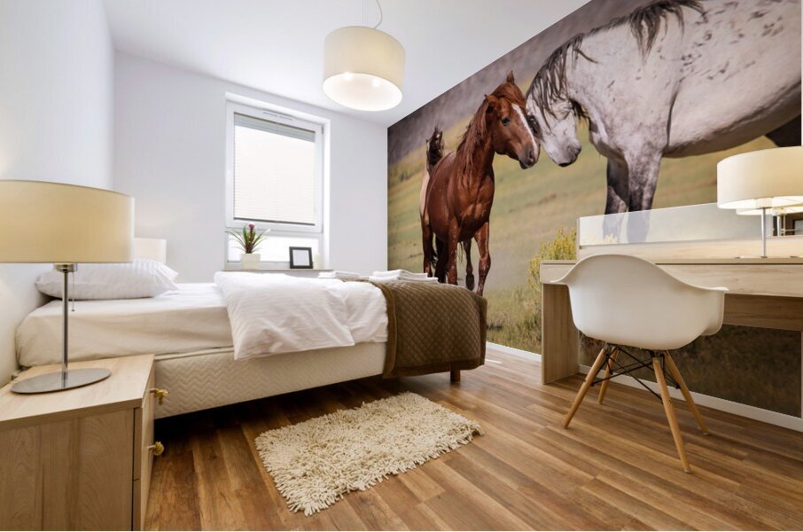 Mono Lake Wild Horse Series 1 Mural print