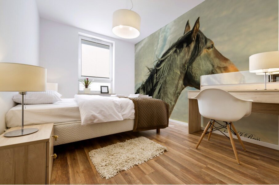 Nevada Mustang series 8  1 Mural print