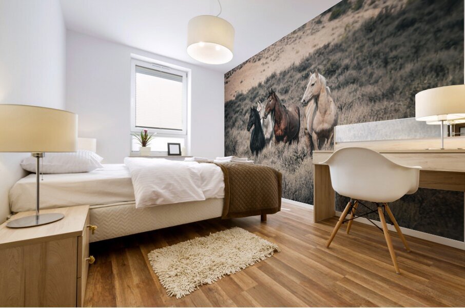 Nevada Mustang 3 1 Mural print