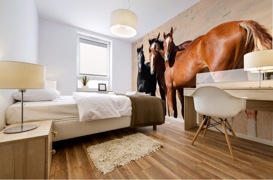 Nevada Mustang 3 5 Mural print