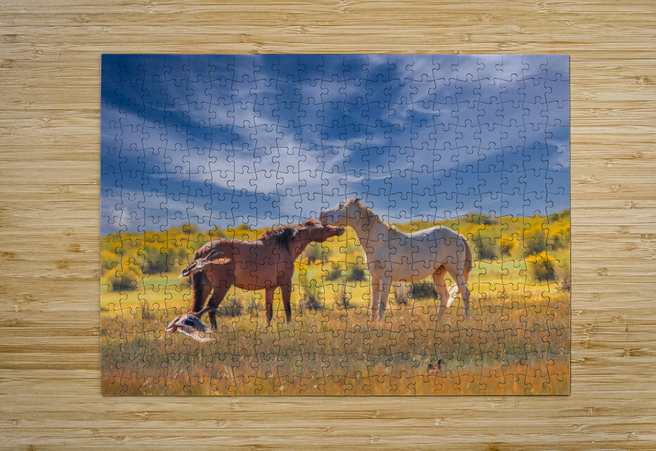 Mono Lake Wild Horse Series 1 ImagesbyMJRoss Puzzle printing