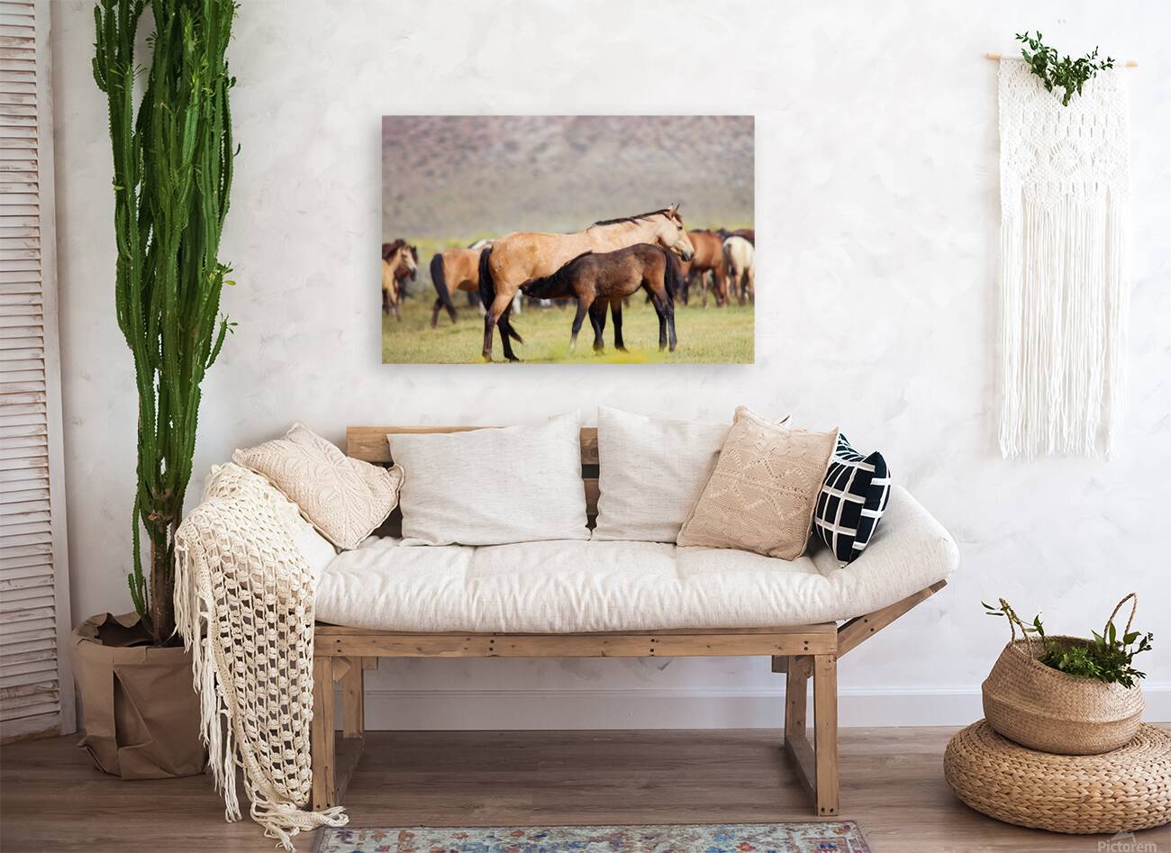 Mono Lake Wild Horse Series 1 Reproduction