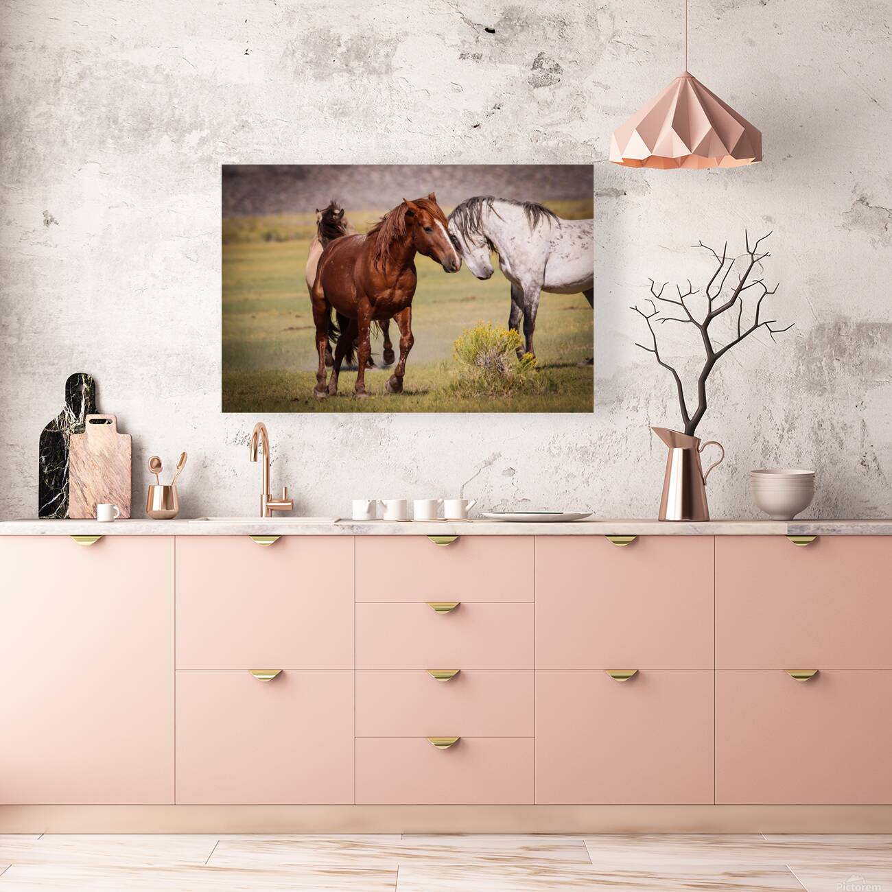 Mono Lake Wild Horse Series 1 Reproduction